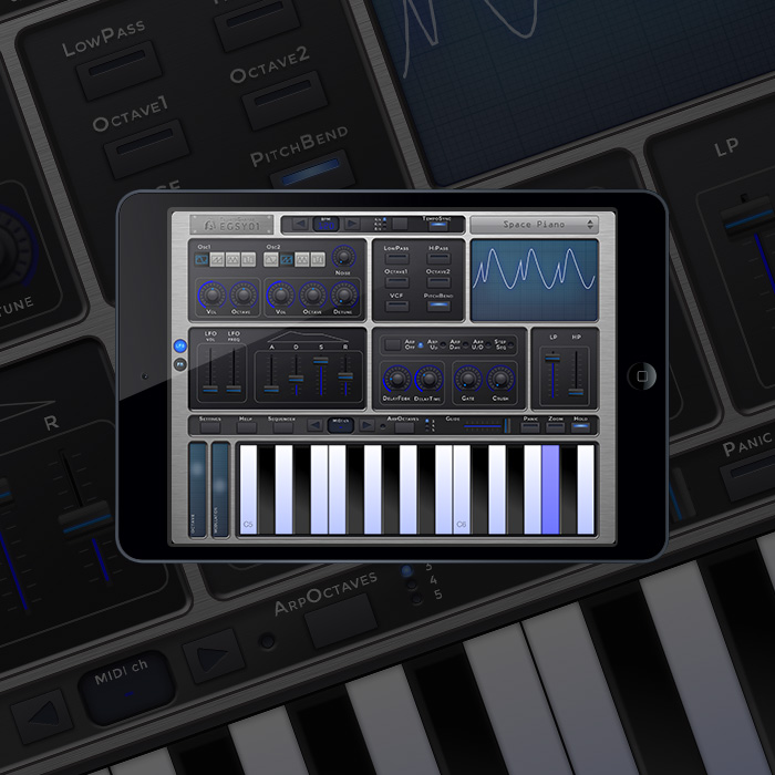 Another view of EGSY01 Analog Synth